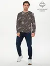 Мужской лонгслив базовый / Осенняя абстракция (P007_P004ooo3020123, P004ooo3020123)