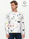 Мужской лонгслив базовый / TOCA BOCA УЗОР ФОН (P007_P004ooo3020553, P004ooo3020553)