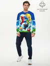 Мужской лонгслив базовый / SuperFlyMario (P007_P004ooo3020351, P004ooo3020351)