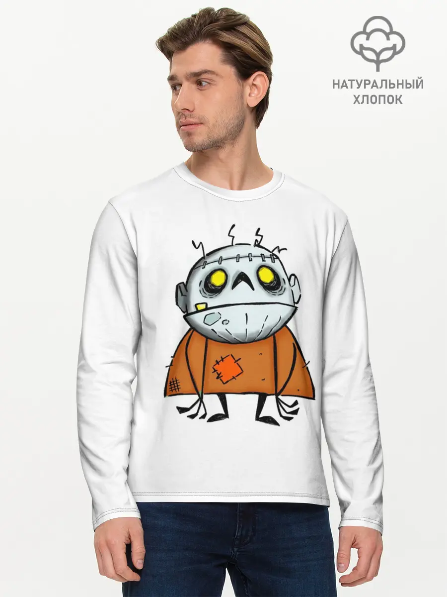 Мужской лонгслив базовый / чудиже франкенштейн (P007_P004ooo3020633, P004ooo3020633)