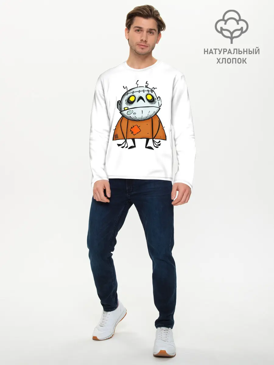 Мужской лонгслив базовый / чудиже франкенштейн (P007_P004ooo3020633, P004ooo3020633)