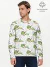 Мужской лонгслив базовый / Зеленый чай (P007_P004ooo3020783, P004ooo3020783)