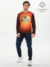 Мужской лонгслив базовый / Cat 50/50 (P007_P004ooo3021319, P004ooo3021319)