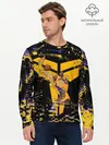 Мужской лонгслив базовый / Los angeles lakers NBA (P007_P004ooo3021579, P004ooo3021579)