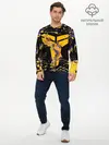 Мужской лонгслив базовый / Los angeles lakers NBA (P007_P004ooo3021579, P004ooo3021579)