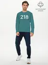 Мужской лонгслив базовый / Игрок в кальмара 218 (P007_P004ooo3021997, P004ooo3021997)