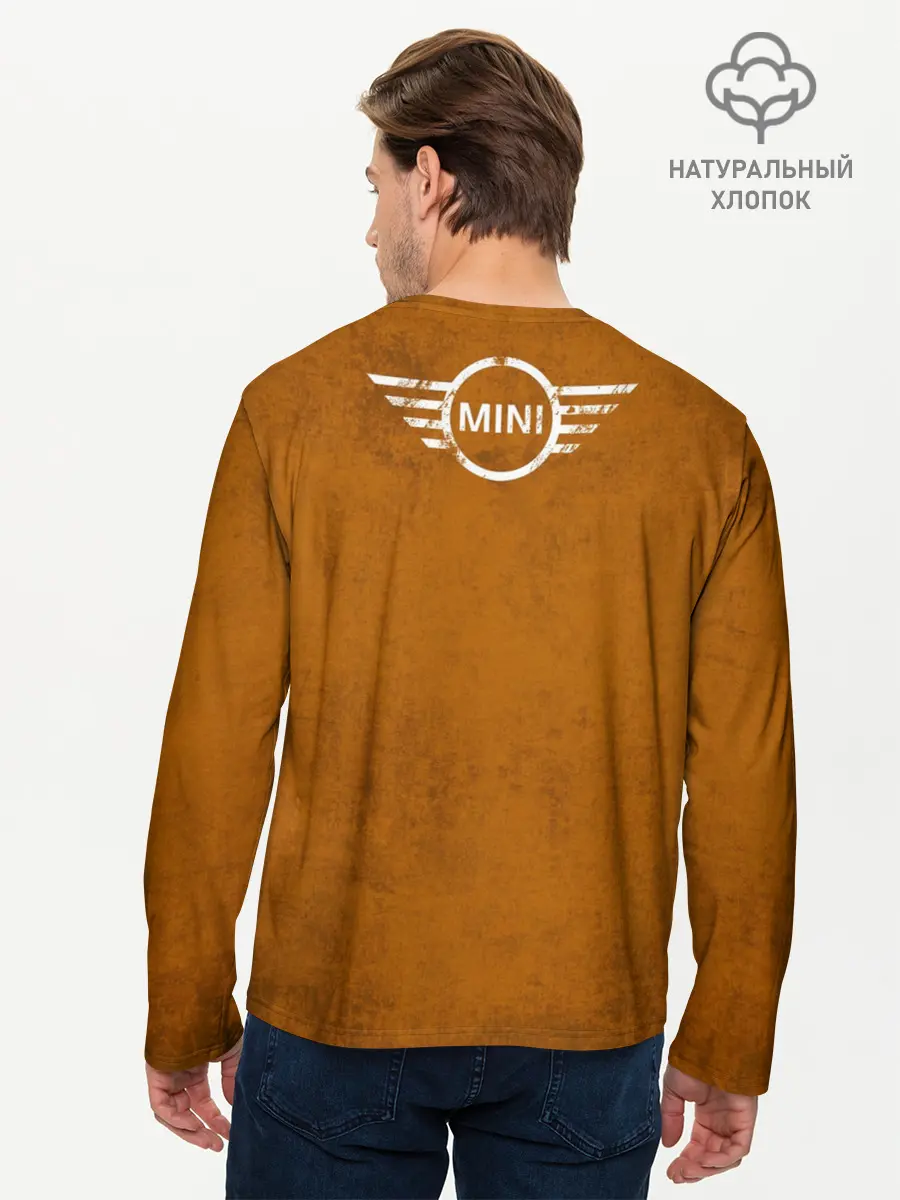 Мужской лонгслив базовый / Следы Mini (P007_P004ooo3021913, P004ooo3021913)