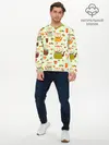 Мужской лонгслив базовый / осенние чаепитие (P007_P004ooo3022431, P004ooo3022431)