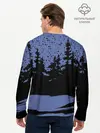 Мужской лонгслив базовый / Снеговик на Хэллоуин (P007_P004ooo3022465, P004ooo3022465)