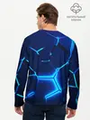Мужской лонгслив базовый / 3D ПЛИТЫ | NEON STEEL | НЕОНОВЫЕ ПЛИТЫ (P007_P004ooo3022795, P004ooo3022795)