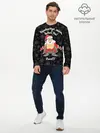 Мужской лонгслив базовый / Здравствуй ...опа, Новый Год! (P007_P004ooo3022581, P004ooo3022581)