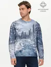 Мужской лонгслив базовый / СНЕЖНЫЙ ПЕЙЗАЖ (P007_P004ooo3023079, P004ooo3023079)