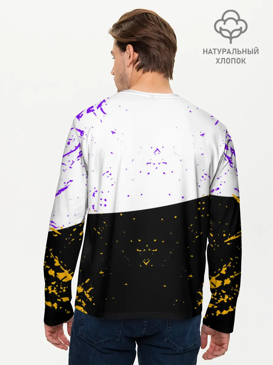 Мужской лонгслив базовый / Коби Брайант Los Angeles Lakers, (P007_P004ooo3023067, P004ooo3023067)