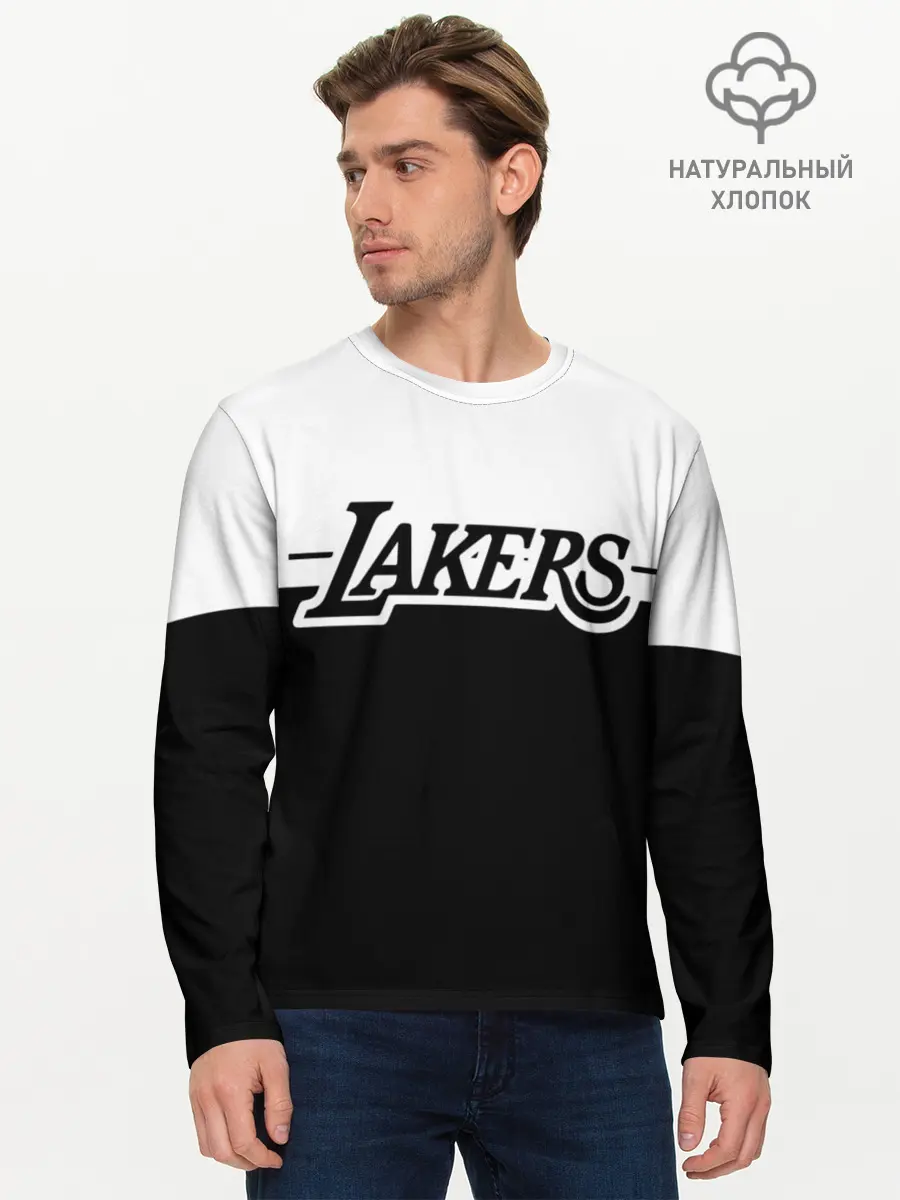 Мужской лонгслив базовый / Kobe Bryant - Los Angeles Lakers. (P007_P004ooo3023061, P004ooo3023061)