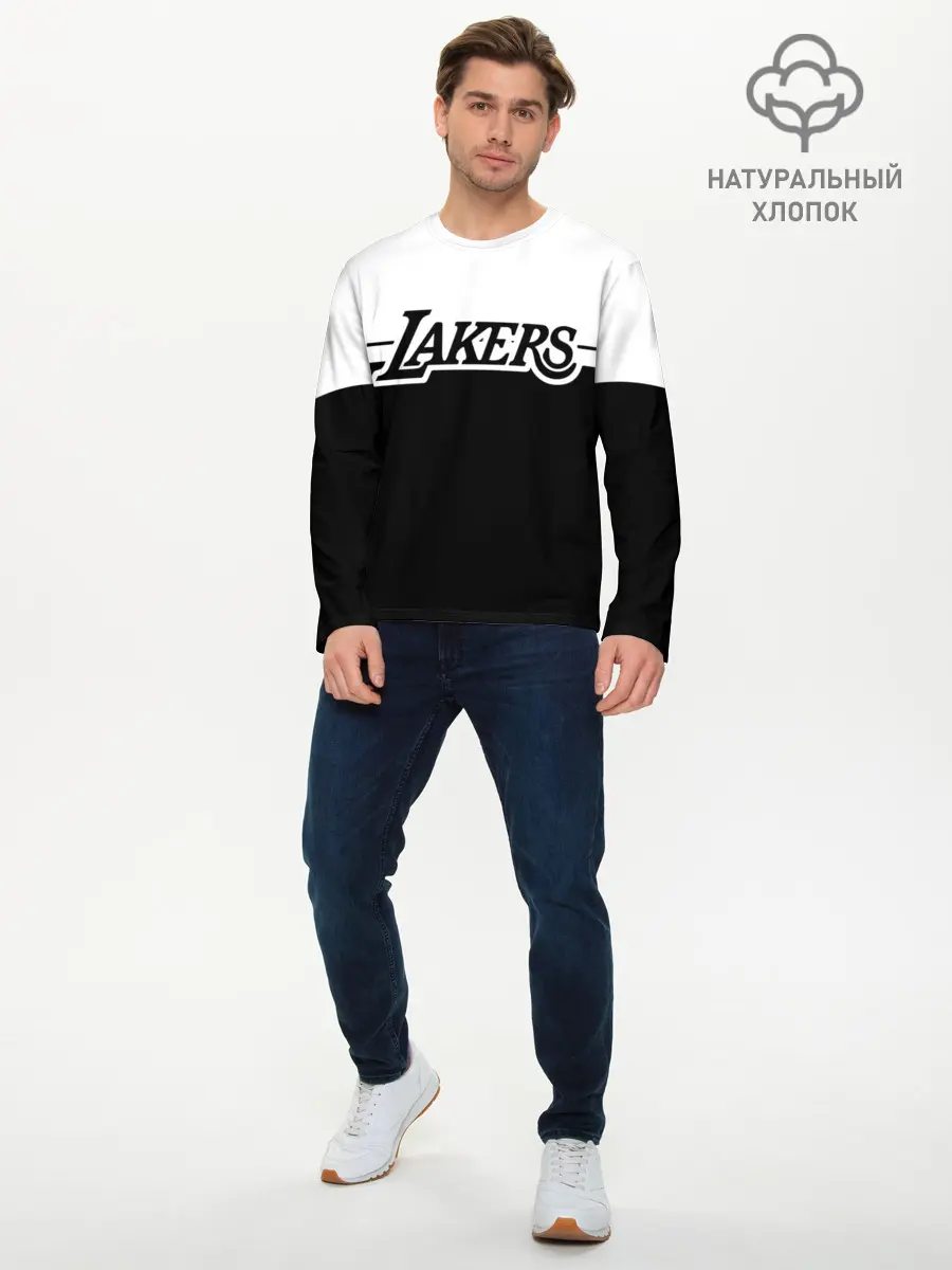 Мужской лонгслив базовый / Kobe Bryant - Los Angeles Lakers. (P007_P004ooo3023061, P004ooo3023061)