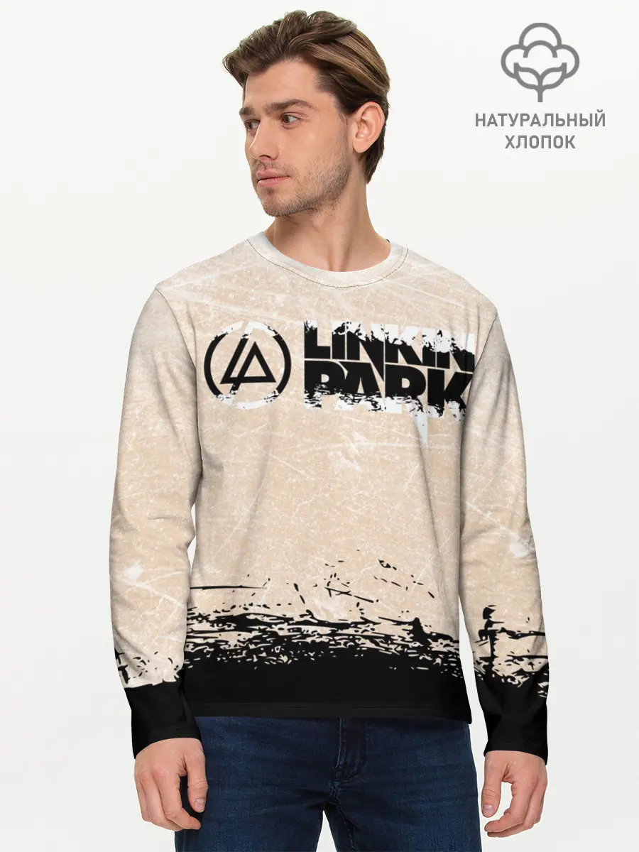 Мужской лонгслив базовый / Linkin Park | Рок Группа Линкин Парк (P007_P004ooo3023371, P004ooo3023371)