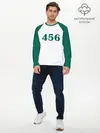Мужской лонгслив базовый / Как в Игре в Кальмара. Футболка 456 игрока (P007_P004ooo3023509, P004ooo3023509)