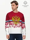 Мужской лонгслив базовый / Российский герб (P007_P004ooo3023317, P004ooo3023317)