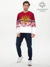 Мужской лонгслив базовый / Российский герб (P007_P004ooo3023317, P004ooo3023317)