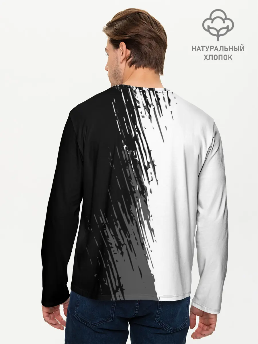 Мужской лонгслив базовый / Берсерк чёрной маска (P007_P004ooo3023343, P004ooo3023343)