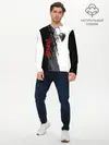 Мужской лонгслив базовый / Берсерк чёрной маска (P007_P004ooo3023343, P004ooo3023343)