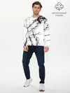 Мужской лонгслив базовый / нейронные связи (P007_P004ooo3023871, P004ooo3023871)