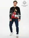 Мужской лонгслив базовый / Мохаммед Салах, Salah (P007_P004ooo3023645, P004ooo3023645)