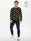 Мужской лонгслив базовый / Южный парк, паттерн (P007_P004ooo3023601, P004ooo3023601)