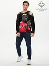 Мужской лонгслив базовый / Поль Погба, Pogba (P007_P004ooo3024409, P004ooo3024409)