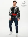 Мужской лонгслив базовый / BERSERK Ч/Б | БЕРСЕРК (P007_P004ooo3024845, P004ooo3024845)