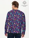 Мужской лонгслив базовый / Новогодние Игрушки и Украшения (P007_P004ooo3024889, P004ooo3024889)