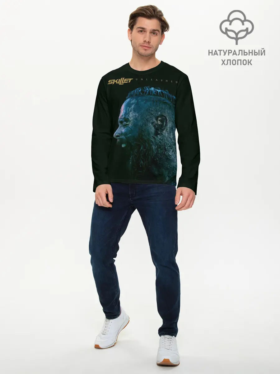 Мужской лонгслив базовый / Skillet Unleashed (P007_P004ooo3024505, P004ooo3024505)