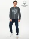 Мужской лонгслив базовый / Герб Российской Федерации (P007_P004ooo3025129, P004ooo3025129)