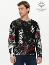 Мужской лонгслив базовый / Берсерк Черная маска (P007_P004ooo3025451, P004ooo3025451)