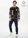 Мужской лонгслив базовый / Берсерк Черная маска (P007_P004ooo3025451, P004ooo3025451)