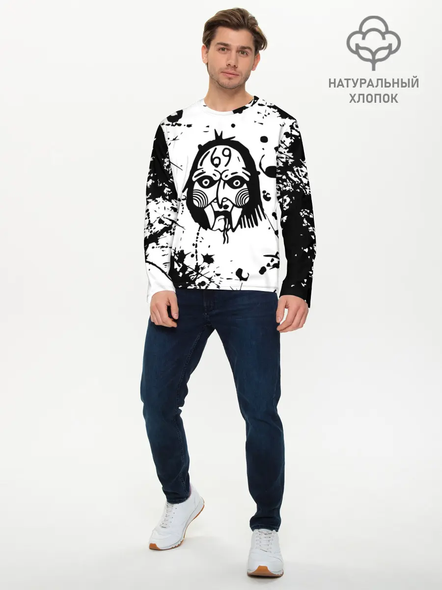 Мужской лонгслив базовый / 6IX9INE TEKASHI 69 (P007_P004ooo3025517, P004ooo3025517)