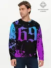 Мужской лонгслив базовый / 6IX9INE 69 (P007_P004ooo3025519, P004ooo3025519)