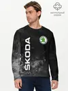 Мужской лонгслив базовый / SKODA АВТО (P007_P004ooo3025741, P004ooo3025741)