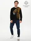 Мужской лонгслив базовый / ПЛАМЕННЫЙ ЛЕВ (P007_P004ooo3026109, P004ooo3026109)