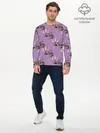 Мужской лонгслив базовый / Хэллоуин Свечи (P007_P004ooo3025855, P004ooo3025855)