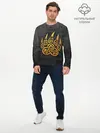 Мужской лонгслив базовый / Золотая медвежья лапа (P007_P004ooo3026811, P004ooo3026811)