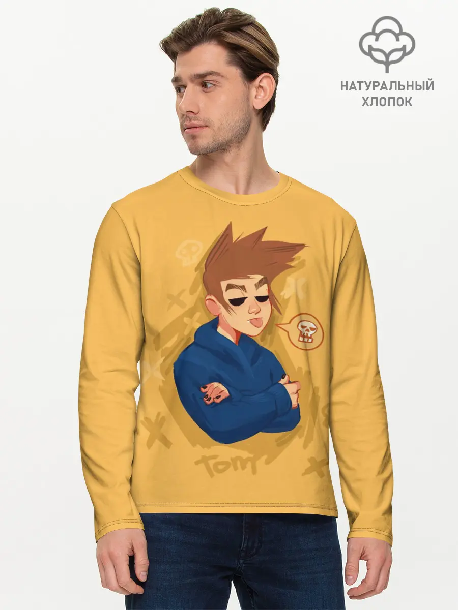 Мужской лонгслив базовый / Tom EDDSWORLD (P007_P004ooo3026445, P004ooo3026445)