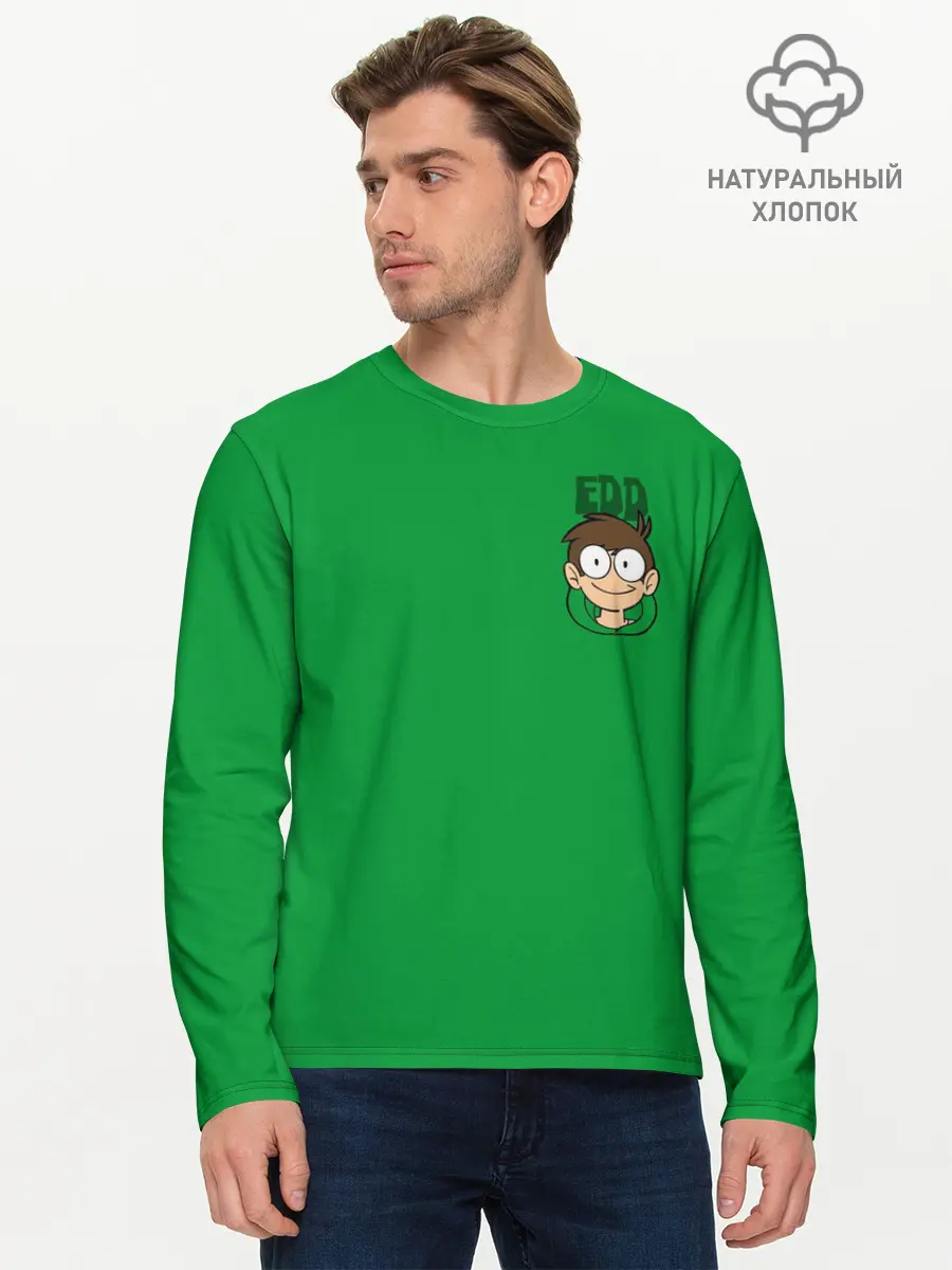 Мужской лонгслив базовый / Эдд (P007_P004ooo3026491, P004ooo3026491)