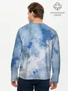 Мужской лонгслив базовый / Небесные мазки (P007_P004ooo3027251, P004ooo3027251)