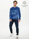 Мужской лонгслив базовый / Акриловые мазки (P007_P004ooo3027275, P004ooo3027275)