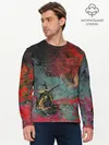 Мужской лонгслив базовый / Sekiro Самурай против дракона (P007_P004ooo3027647, P004ooo3027647)