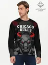 Мужской лонгслив базовый / CHICAGO BULLS ЯРОСТНЫЙ БЫК (P007_P004ooo3027893, P004ooo3027893)