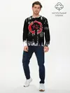 Мужской лонгслив базовый / Кандзи Сакура Иероглифы Аниме (P007_P004ooo3028315, P004ooo3028315)