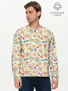 Мужской лонгслив базовый / Чау-Чау (P007_P004ooo3028059, P004ooo3028059)