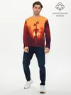 Мужской лонгслив базовый / СИРЕНОГОЛОВЫЙ НА ЗАКАТЕ (P007_P004ooo3028139, P004ooo3028139)